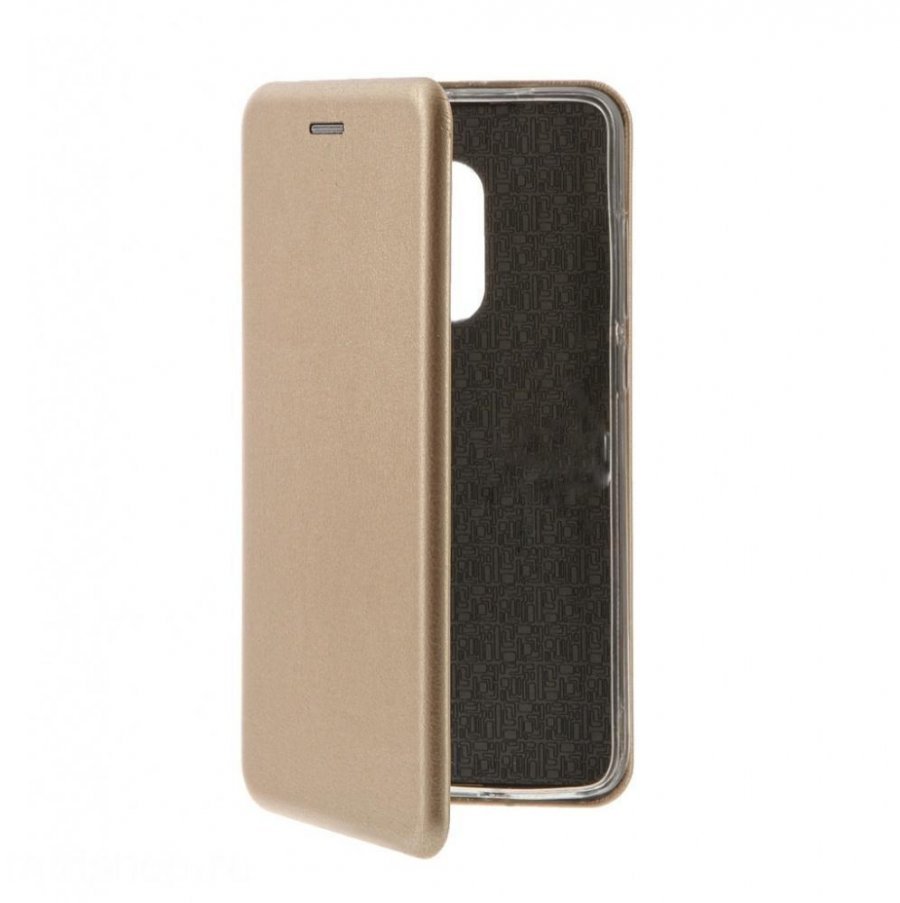 

Чехол-книжка Flip Case для Xiaomi Redmi Note 5A искусственная кожа, силикон (золотой)
