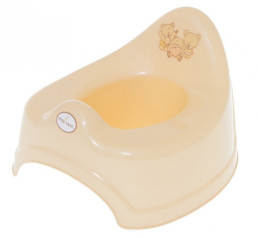 

Горшок детский Tega Baby Мишки, бежевый