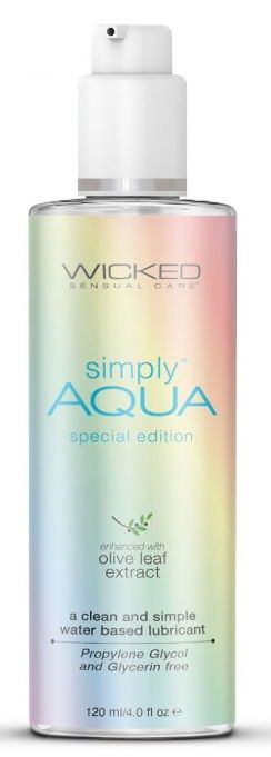 Купить Легкий лубрикант на водной основе Wicked Aqua Special Edition 120 мл