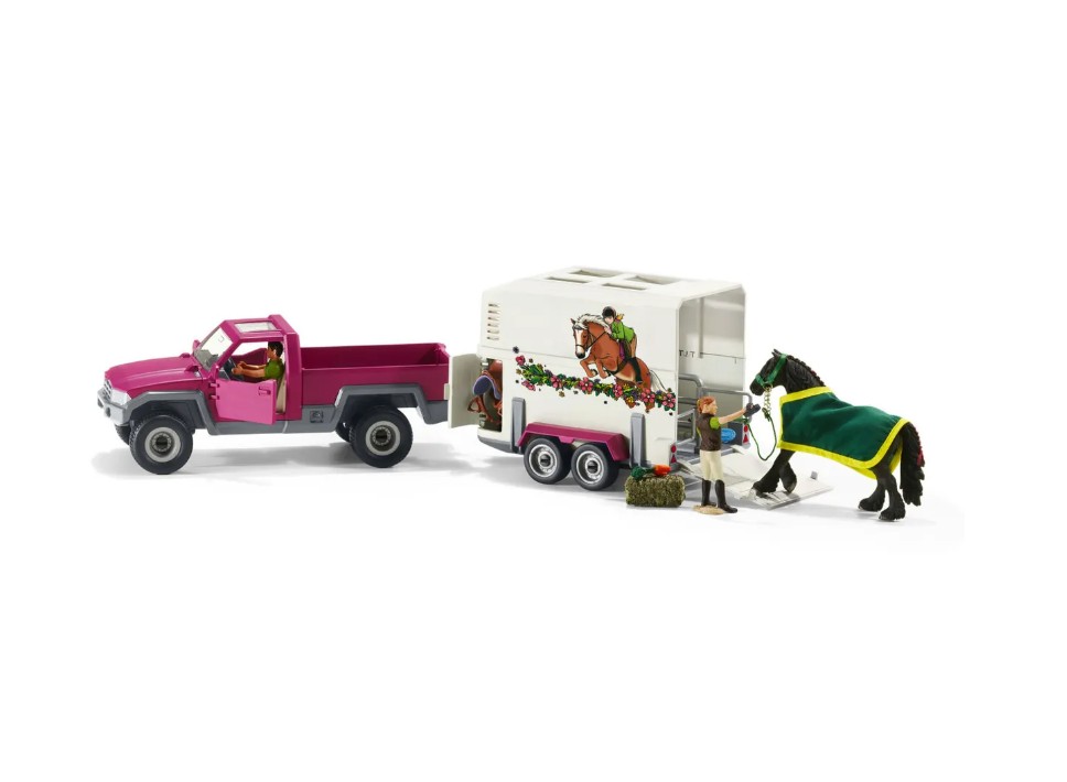 

Игровой набор Schleich Автомобиль с прицепом 72223, 72223