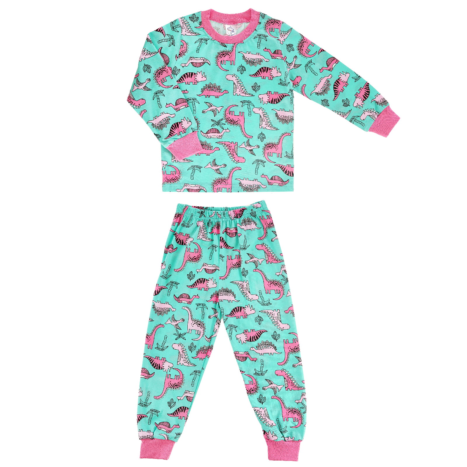 

Пижама детская Bonito kids BK3000D цв. ментоловый р. 116, BK3000D