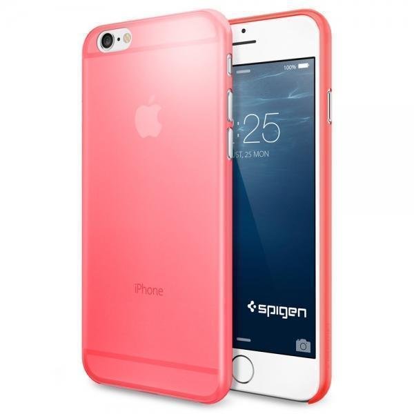 Чехол-накладка Spigen Air Skin для Apple iPhone 6/6S (Azalea Pink) SGP11081