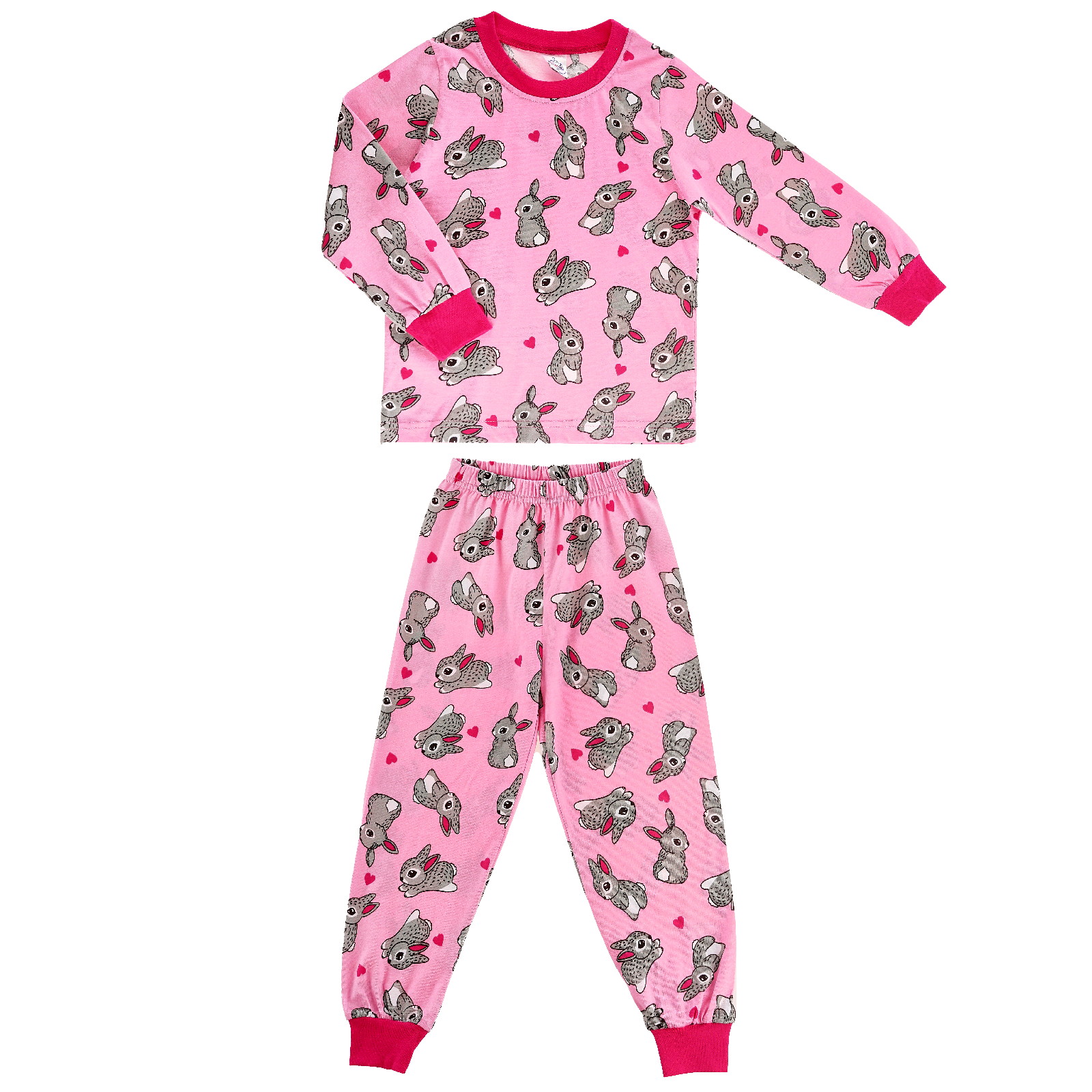 

Пижама детская Bonito kids BK3000D цв. розовый р. 92, BK3000D