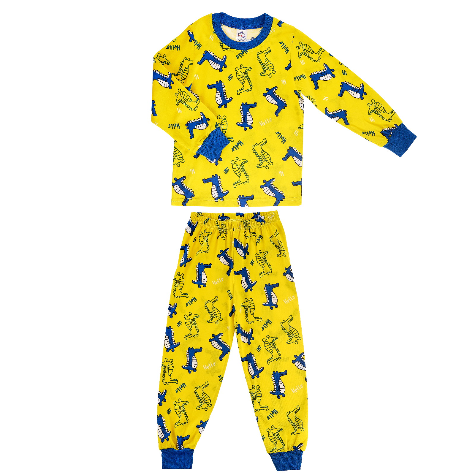 

Пижама детская Bonito kids BK3000M цв. желтый р. 104, BK3000M