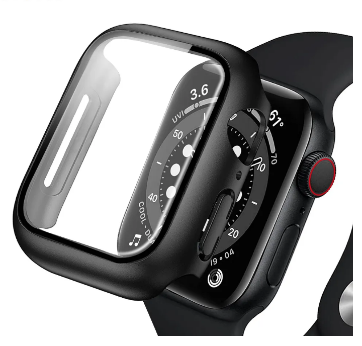 Кейс со стеклом Anank для Apple Watch (40mm), Black