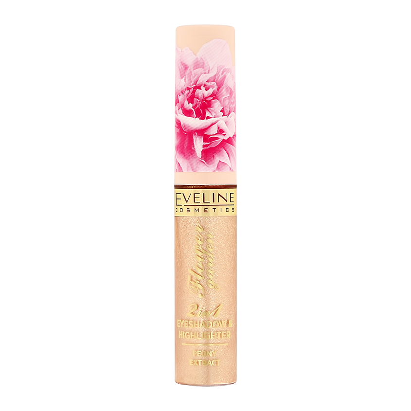 Тени для век Eveline Flower Garden жидкие 2 в 1 тон 02 жидкие матовые тени для век matte hypnotic l034 101 dusty nude 5 мл