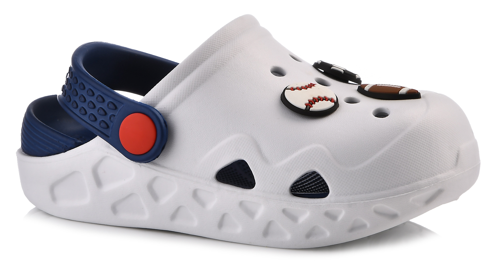 

Туфли Kenka для мальчиков, размер 28, DGD_3286_white-navy, Белый;синий, DGD_3286_white-navy