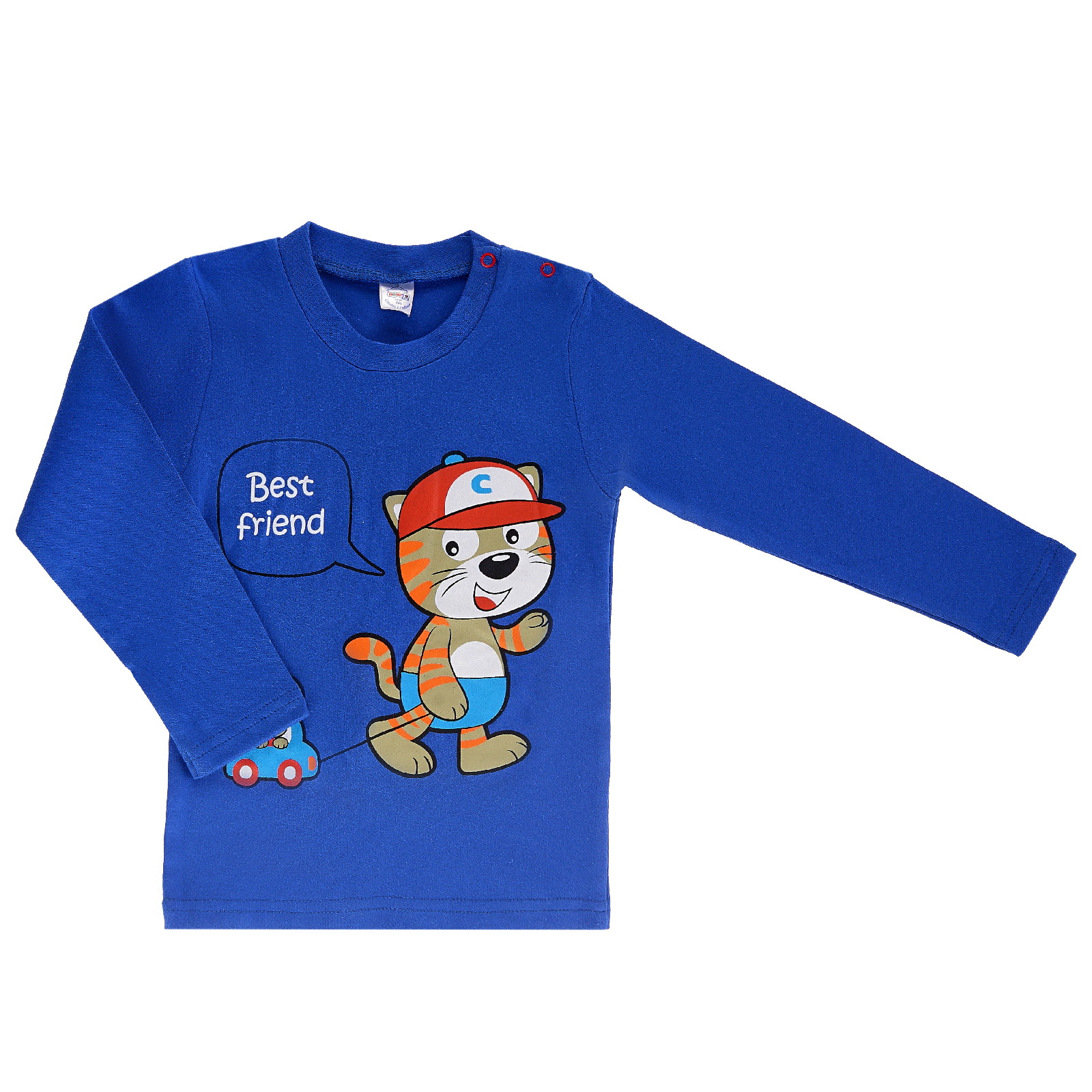 фото Футболка детская bonito kids bk006m цв. электрик р. 98