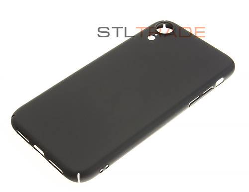 

Накладка PC с Soft Touch покрытием для iPhone Xr черная, Черный
