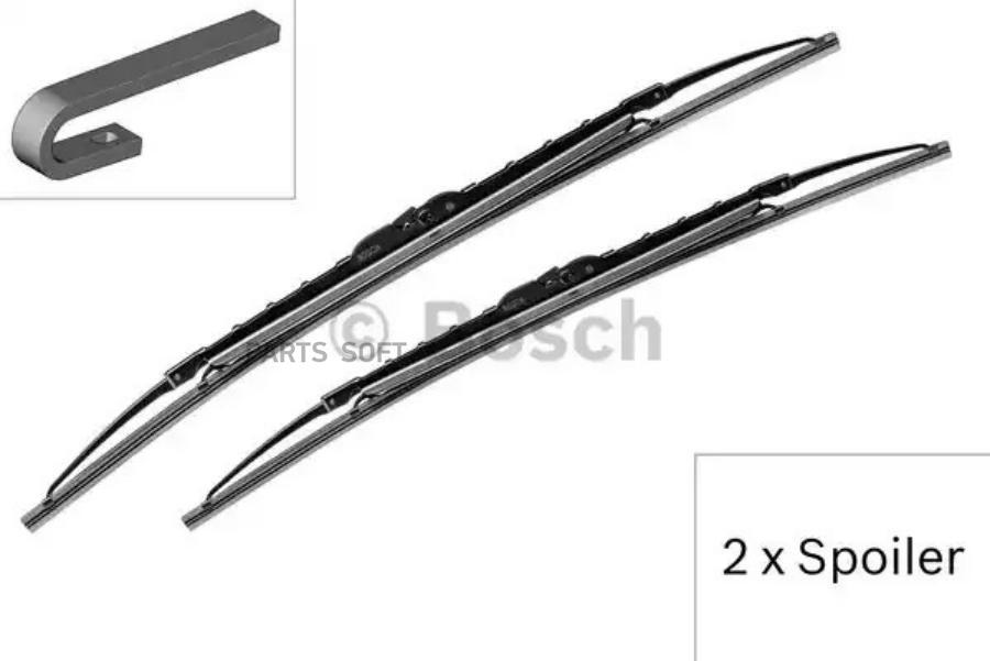 

3 397 001 367_=SWF116 615+SWF116 616 щетки к-кт 600/24'Spoiler+625/25' BMW E38 94-01