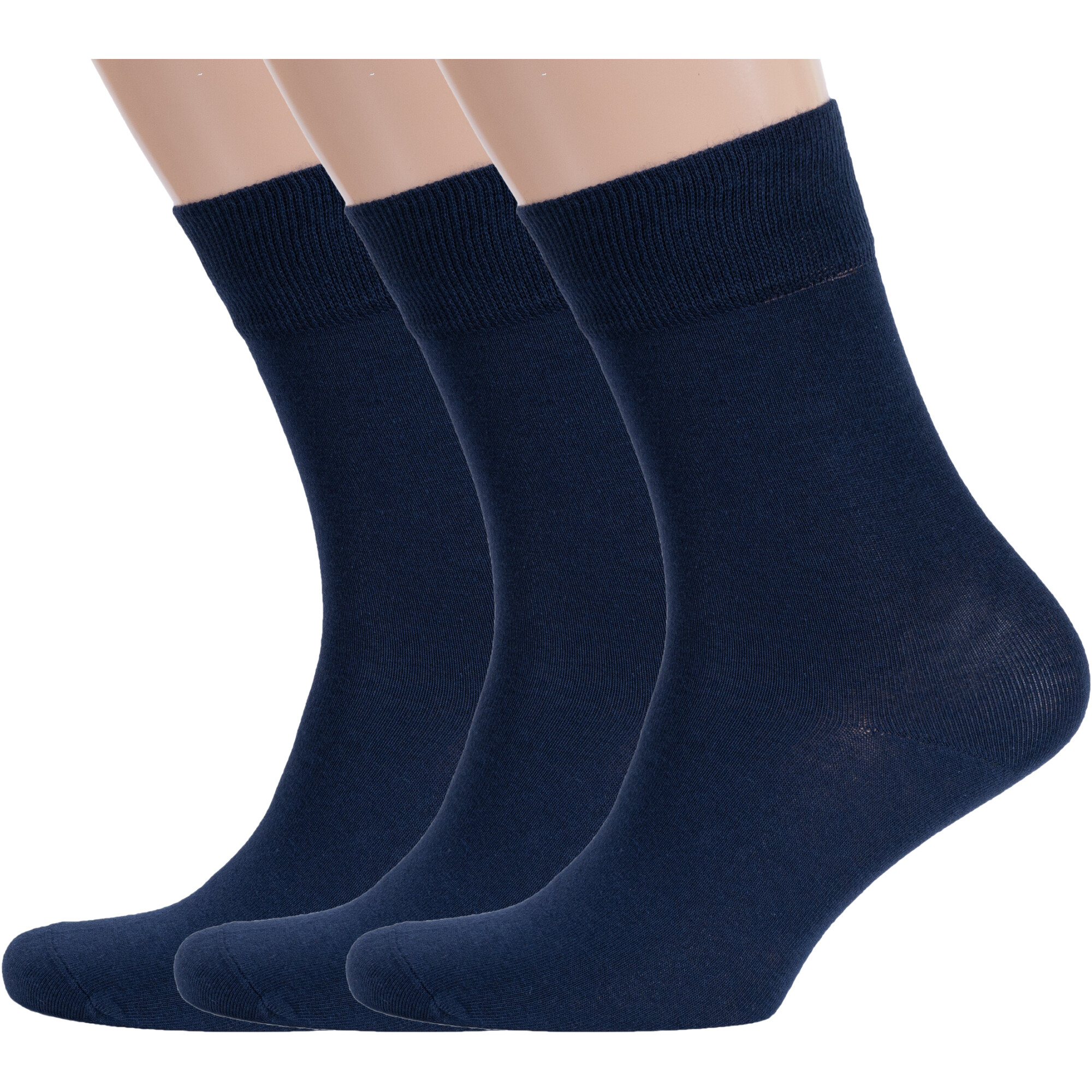 

Комплект носков мужских Rusocks 3-М-218 синих 25, Синий, 3-М-218