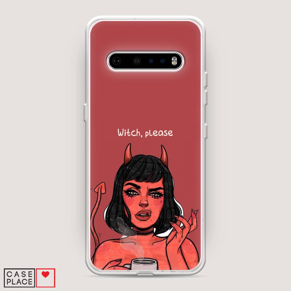 

Чехол Awog на LG V60 ThinQ 5G "Evil Girl", Красный;черный, 84250-6