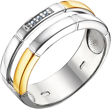 

Кольцо из серебра с бриллиантом р. 19 Империал K1458/Ag-620POZ, K1458/Ag-620POZ