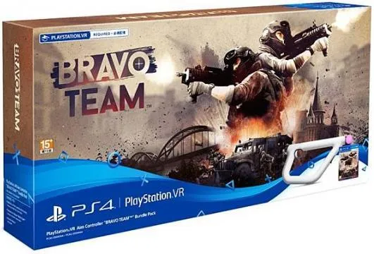 фото Контроллер движений sony vr+team bravo для playstation 4 white (cechya-zra2)