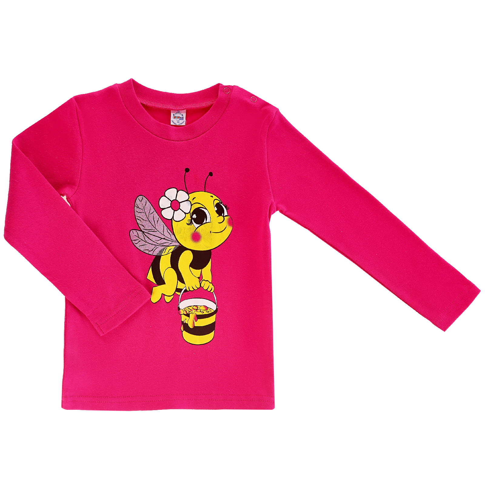 

Футболка детская Bonito kids BK006D цв. фуксия р. 98, BK006D