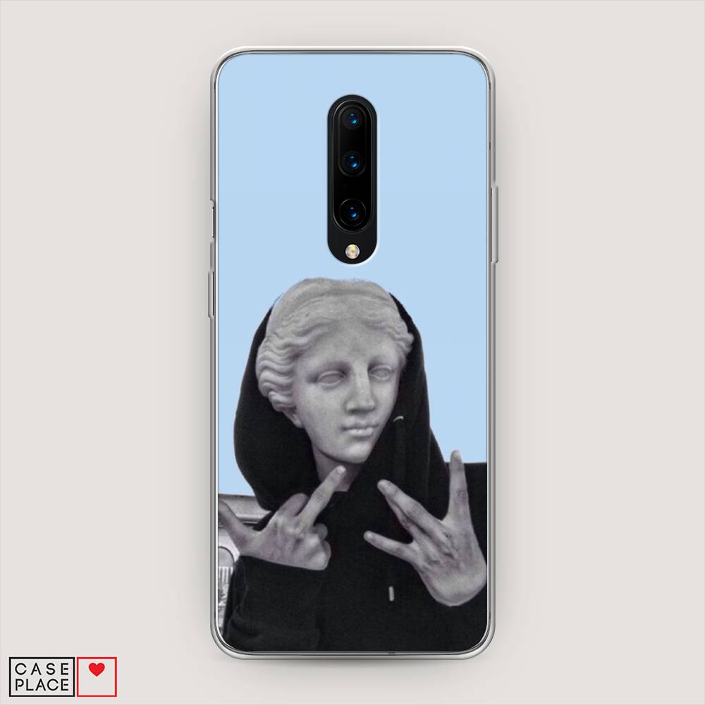 

Чехол Awog на OnePlus 8 / ВанПлас 8 "SWAG статуя", Голубой, 151250-9