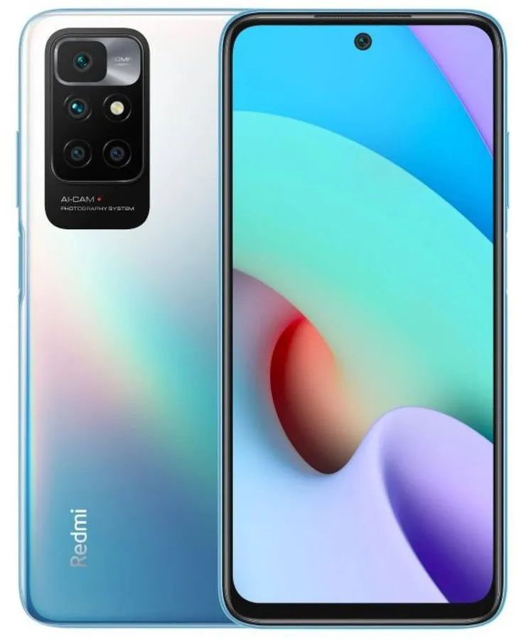 

Телефон Xiaomi Redmi 10 4/128Gb Blue (2022)