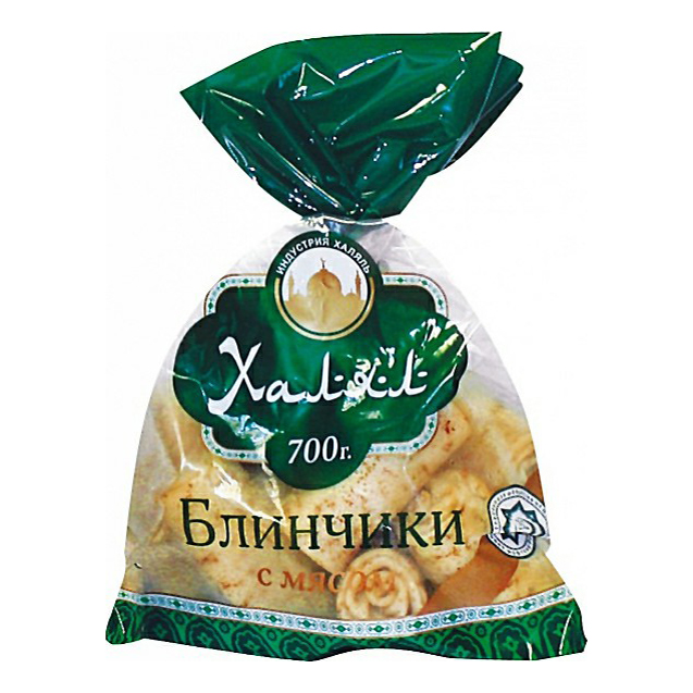 

Блинчики Индустрия Халяль с мясом 700 г