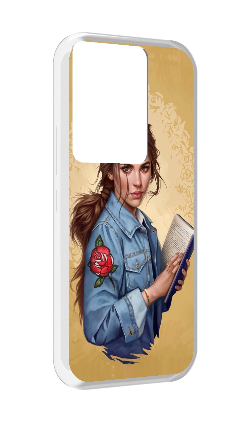 

Чехол MyPads девушка-в-бежевом-фоне для Itel Vision 3 Plus / Itel P38 Pro, Прозрачный, Tocco