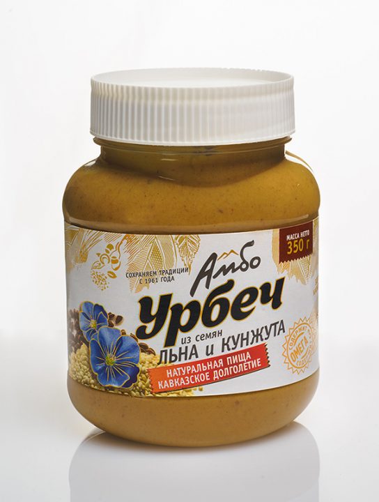 

Урбеч Амбо из семян льна и кунжута 350 грамм, 5008