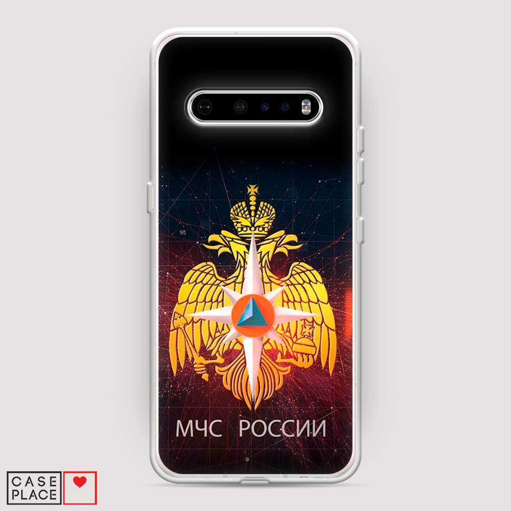 

Чехол Awog на LG V60 ThinQ 5G "МЧС России", Черный;желтый;красный, 84250-5