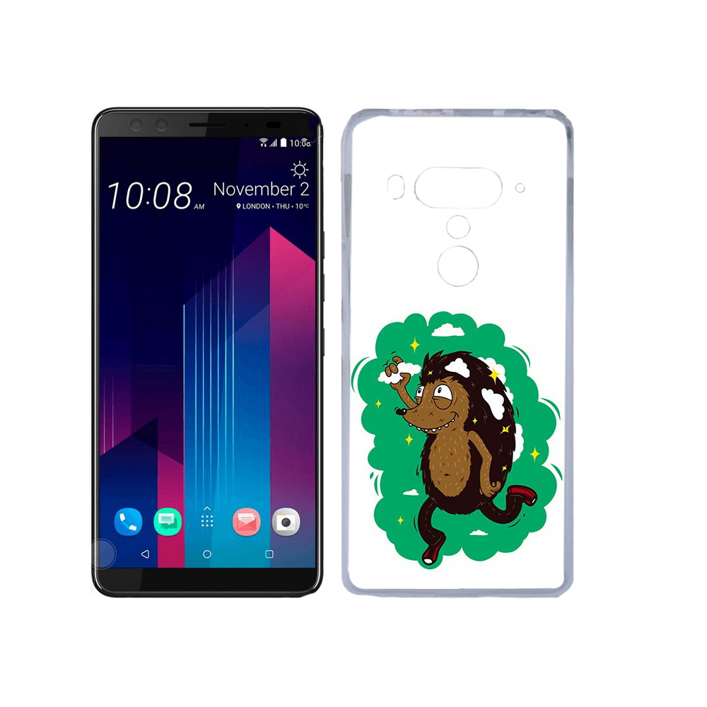 

Чехол MyPads Tocco для HTC U12+ Ежик в облаках, Прозрачный, Tocco