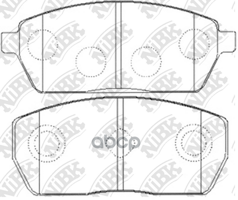 Тормозные колодки NiBK передние PN9408