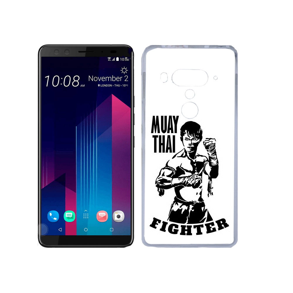 

Чехол MyPads Tocco для HTC U12+ Единоборства муайтай, Прозрачный, Tocco