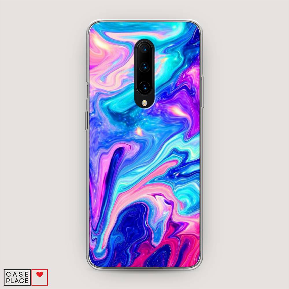 фото Чехол awog "потеки краски" для oneplus 8