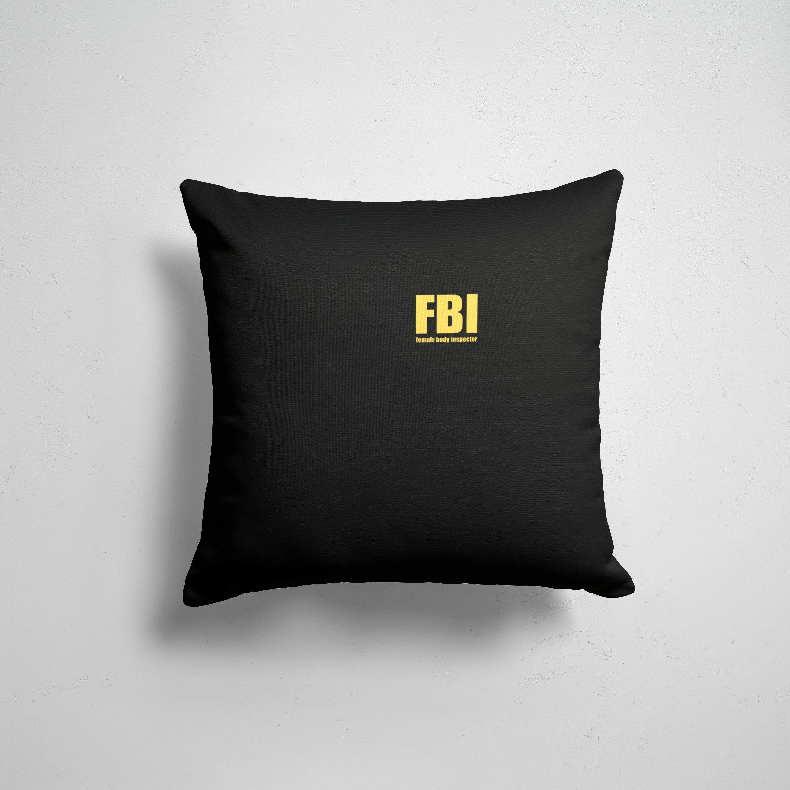 

Подушка декоративная 45х45см FBI и POLICE FBI Female Body Inspector, Разноцветный