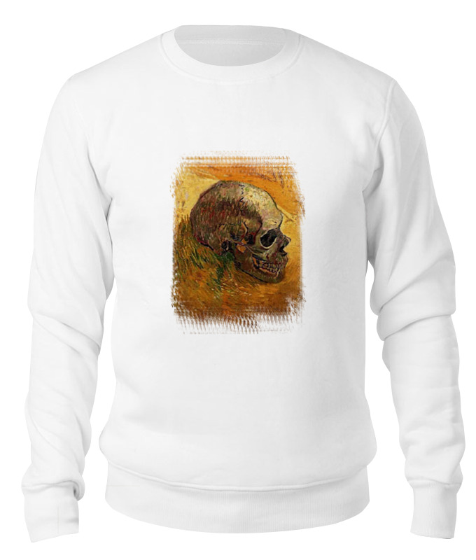 

Свитшот унисекс Printio Skull art белый S, Skull art