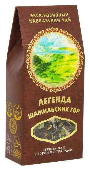 

Чай черный Экокавказ Легенда Шамильских гор с горными травами листовой 50 г