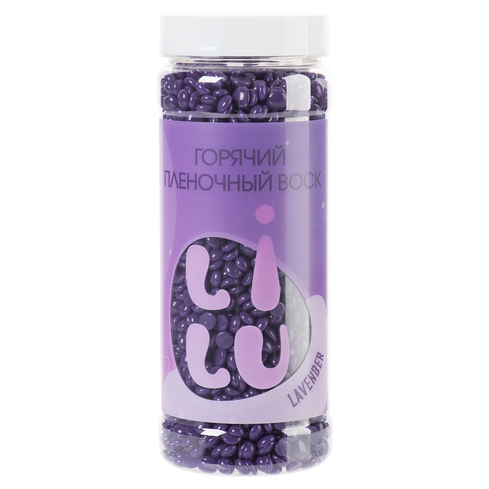 

Воск горячий IRISK пленочный в ганулах в банке LILU 06 Lavender, 300 г