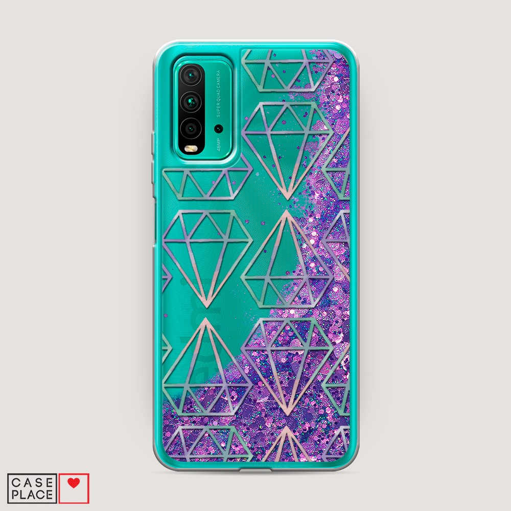 

Чехол Awog на Xiaomi Redmi 9T "Бриллианты голографика", Разноцветный, 39892-1