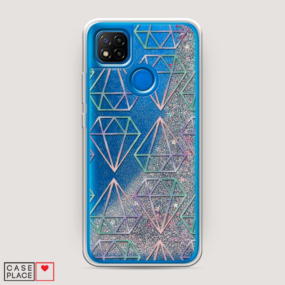 

Чехол Awog на Xiaomi Redmi 9C "Бриллианты голографика", Разноцветный, 39091-1