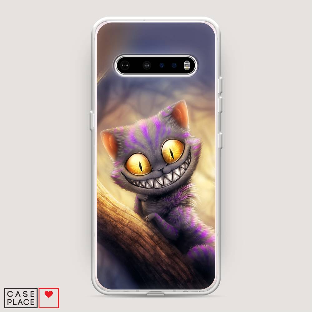 

Чехол Awog на LG V60 ThinQ 5G "Cheshire Cat", Фиолетовый;желтый, 84250-1