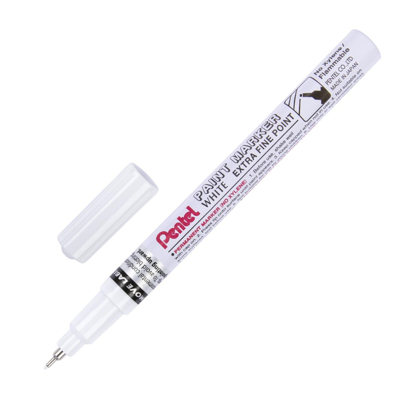 

Маркер лаковый Pentel Paint белый 0,6 мм MFP10-W