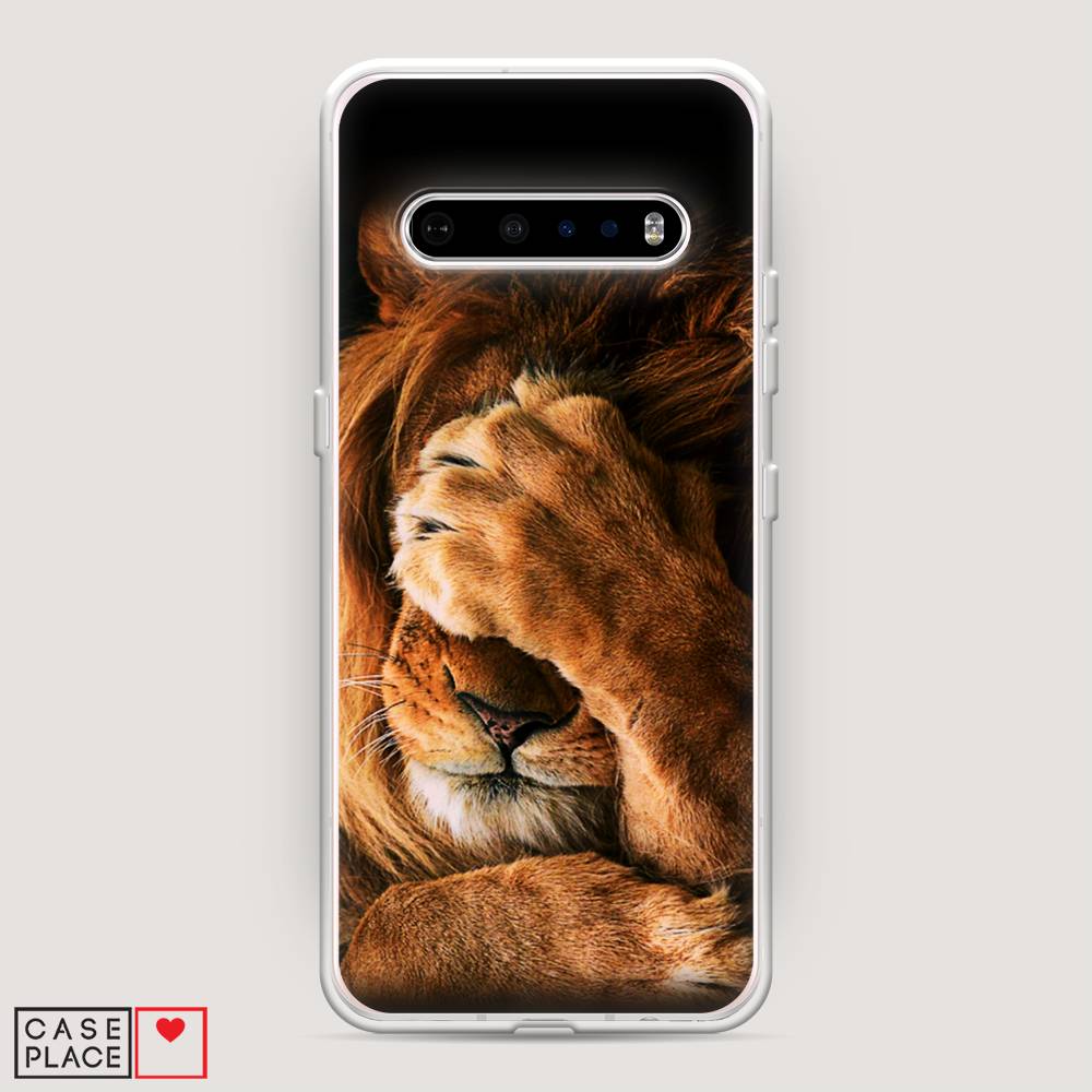 

Чехол Awog на LG V60 ThinQ 5G "Львиный стыд", Коричневый;черный, 84250-1
