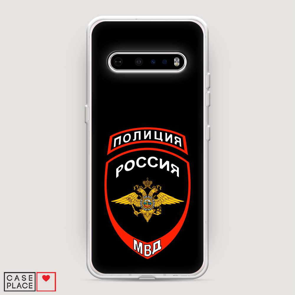 

Чехол Awog на LG V60 ThinQ 5G "Полиция шеврон", Черный;красный;белый, 84250-5