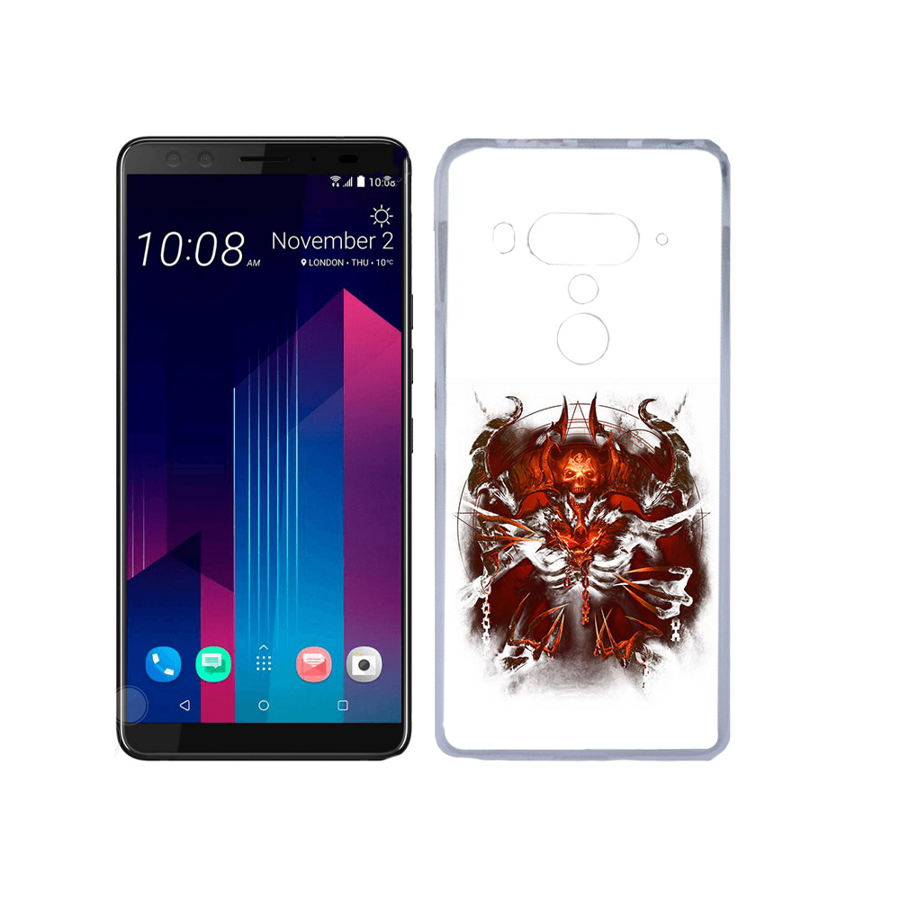 

Чехол MyPads Tocco для HTC U12+ яркий демон, Прозрачный, Tocco