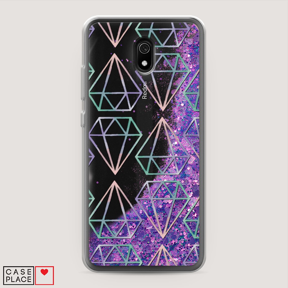 

Чехол Awog на Xiaomi Redmi 8A "Бриллианты голографика", Разноцветный, 37292-1