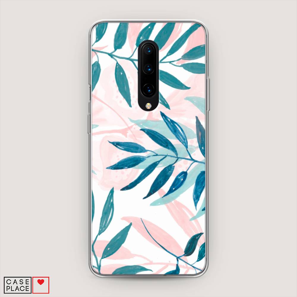 

Чехол Awog на OnePlus 8 / ВанПлас 8 "Акварельные веточки", Синий;зеленый;розовый, 151250-7
