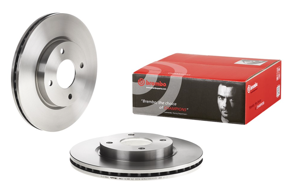 

Диск тормозной передн, NISSAN: CUBE 07-, TIIDA 04-11, TIIDA 07-, TIIDA 06-, BREMBO 09.B632.10