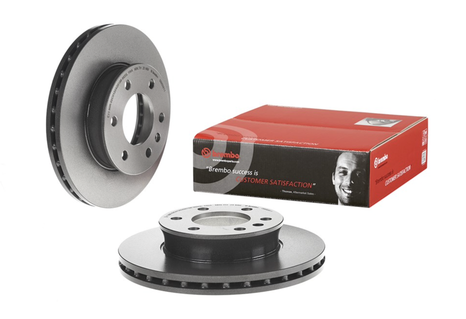 

Диск тормозной передн, MERCEDES-BENZ: SPRINTER 3,5 c бортовой платформой 06-, BREMBO 09.9508.11