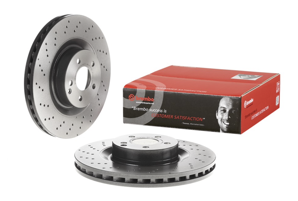 

Диск тормозной передн, MERCEDES-BENZ: E-CLASS E 420 CDI/E 500 02-08, BREMBO 09.A817.11