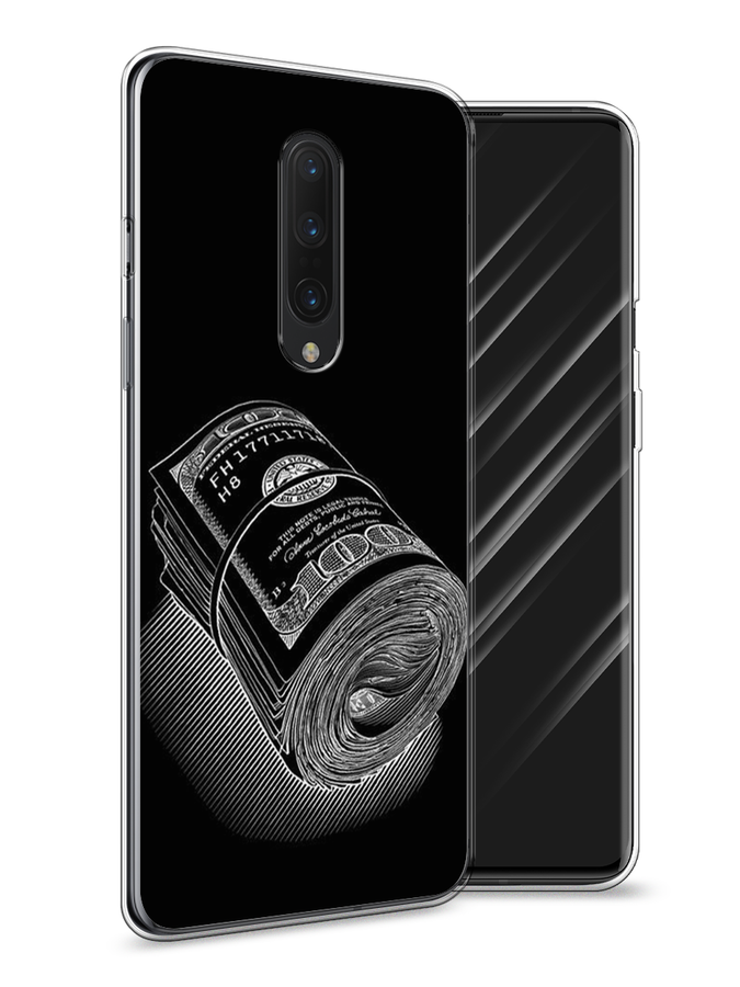 

Чехол Awog на OnePlus 8 / ВанПлас 8 "Кубышка денег", Черный;серебристый, 151250-5