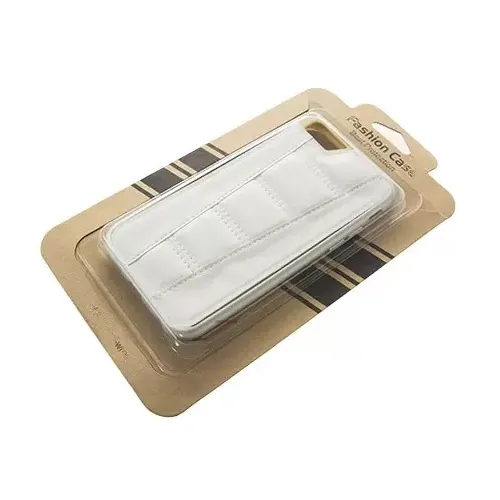 Чехол накладка кожаная Fashion case для iPhone 6 4,7 белая