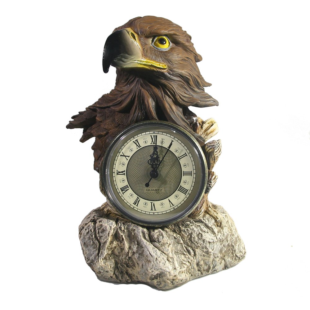 фото Часы-композиция время голова орла (акрил) 22*15*29 ksmr-718042/sh030 nobrand