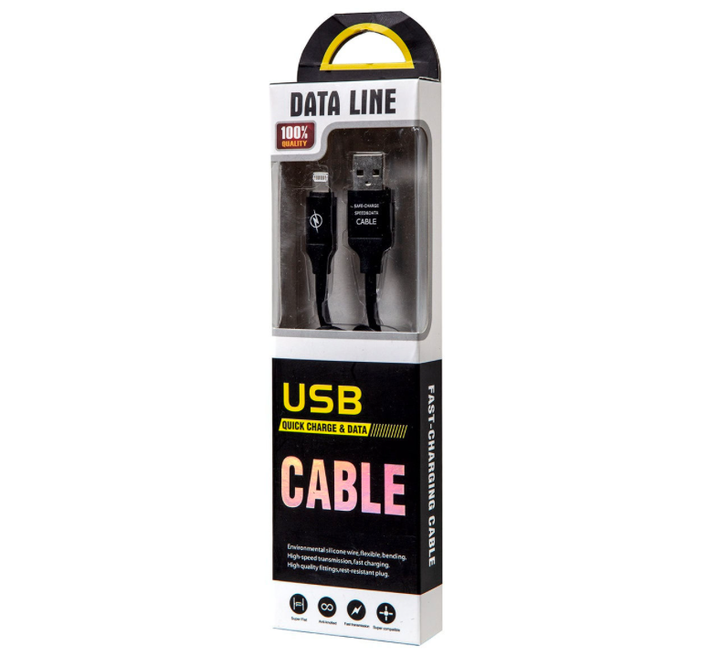 

USB кабель Safe&Speed Line для iPhone 5 черный