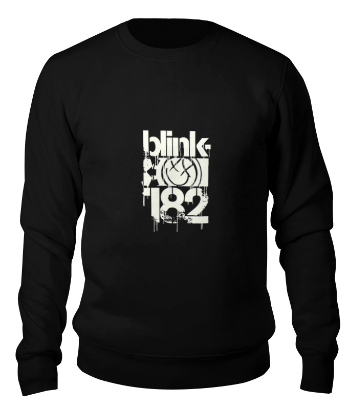 

Свитшот унисекс Printio Blink-182 smile черный L, Blink-182 smile